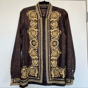 COPY - Authentic Versace Barocco silk button down shirt